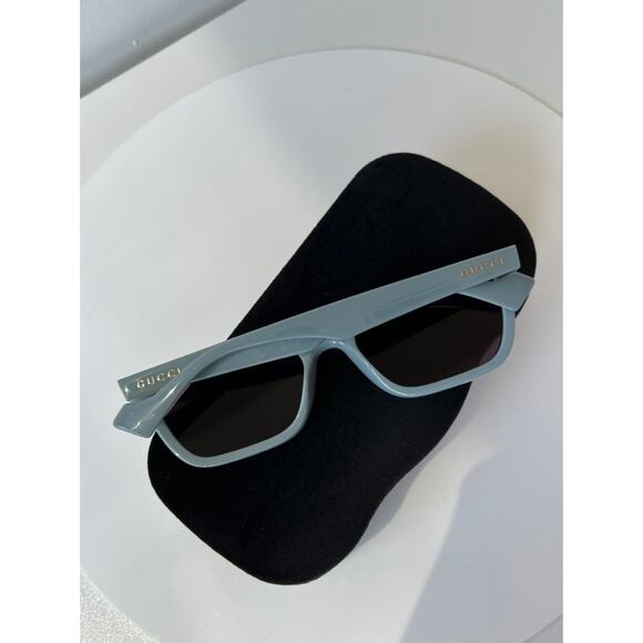 NEW Gucci GG1539S Blue Logo Mirror Unisex Sunglasses main image 7